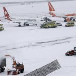 Προβλήματα στις πτήσεις λόγω σφοδρής χιονόπτωσης